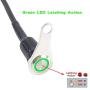 Universal Stainless Steel LED Motorcycle Switch ON-Off Handlebar Adjustable Mount Waterproof Switches Button DC12V Fog Light Cycling retail (A-Green-Latching)