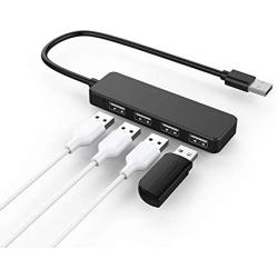 4-Port Ultra-Thin USB 2.0 HUB hub Flat one with Four USB Splitter Extender