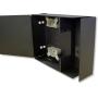 Lynn Electronics Fiber Optic Wall Mount Enclosure Box, holds 2 LGX footprint panels or modules for a maximum capacity of 48 fibers