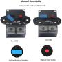 OUHL 50A 80A 100A 150A 200A 250A Circuit Breaker Manual Reset, 0-8 Gauge Trolling Motor Auto Car Stereo Audio Inline Fuse Block Holders Inverter for Automotive Rv Marine Boat (250 Amp)