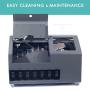Ribao CS-600B 7-Pocket High Speed Coin Counter, Heavy Duty Bank Grade Coin Sorter, Two-Year After Service