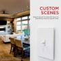UltraPro Z-Wave Plus Smart Light Switch, in-Wall Toggle | Built-in Repeater Range Extender | ZWave Hub Required-Alexa and Google Assistant Compatible, 39354