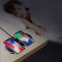 Dual Wireless Charging Mat Fast Wireless Charger iPhone Wireless Charging Pad Station Qi 5 Coils 10W Large Multiple Devices Compatible with iPhone 12 11 X XS Max Samsung USB C Adapter Included