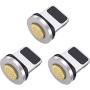 Gen2 Magnetic Connector Tips Head Compatible with i-Procucts (3 Pack), A.S Magnetic Phone Cable Adapter