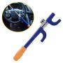 Blueshyhall Anti Theft Device Car Steering Wheel Lock Antitheft Lock Security Lock, Blue and Yellow