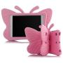 Simicoo iPad Mini 4 3 2 3D Cute Butterfly Case for Kids Light Weight EVA Stand Shockproof Rugged Heavy Duty Kids Friendly Tablet Case for iPad Mini 4 3 2 (Pink)