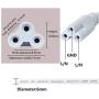 SinLoon T5 T8 LED Lamp Connecting Wire Ceiling Lights Daylight LED Integrated Tube Cable Linkable Cords for LED Tube Lamp Holder Socket Fittings with Cables(4.9FT/1.5M,10-Pack)