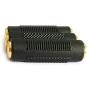 3.5mm Stereo Jack to 3.5mm Stereo Jack Female to Female Adapter Connector Gold Plated (3 Pack)
