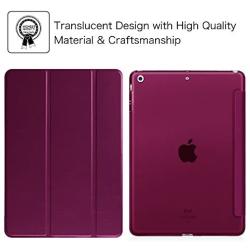 Fintie Case for iPad Mini 3/2 / 1 - Lightweight Smart Slim Shell Translucent Frosted Back Cover Protector Supports Auto Wake/Sleep for iPad Mini 1 / Mini 2 / Mini 3, Purple