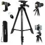 Endurax Camera Tripod 60'' for Canon Nikon Phone DSLR Tripods Stand with Universal Phone Mount & Remote Shutter Max Load 6.6 lb