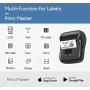 M110 Label Maker - Portable Bluetooth Barcode Printer, Mini Wireless Thermal Label Maker Machine for Clothing, Jewelry, Retail, Note, for iOS & Android, with 1.57''x1.18'' Label (40x30mm,1-Pack)