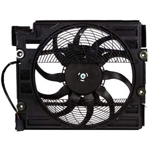 BOXI Engine Cooling Fan Assembly for BMW 5 Series E39 525i 528i 528iT 530i 540i M5 64546921395