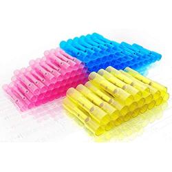 Heat Shrink Wire Connectors 100 pcs Kit Waterproof Insulated Electrical Crimp Marine Automotive