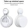 Pefecon Outlet Wall Mount for Google WiFi [2020 Model], No Messy Wires | Space Saving | Easily Be Moved Outlet Mount for Google Mesh WiFi Router, Best Design for Winding Power Cord (3 Pack)
