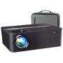 XINDA Native 1920x 1080P Projector,7500 L Upgrade Full HD 4K Projector for Outdoor Movies with 400'' Diagonal,Support 4K Dolby Video and Zoom,Compatible with TV Stick,Phone,PC,TV Box,PS4 (Black)