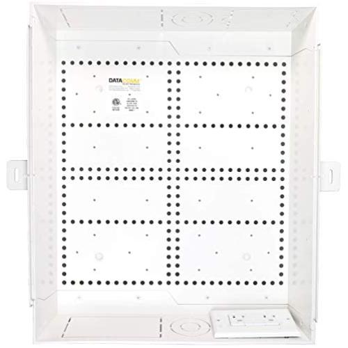 DATA COMM Electronics 45-8021-1S Connected Media Box with Duplex Surge Suppressor