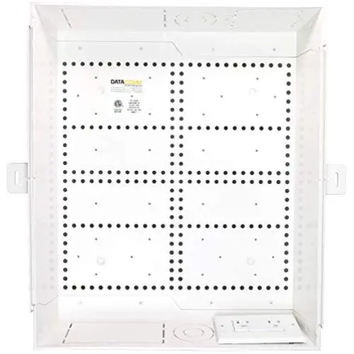 DATA COMM Electronics 45-8021-1S Connected Media Box with Duplex Surge Suppressor