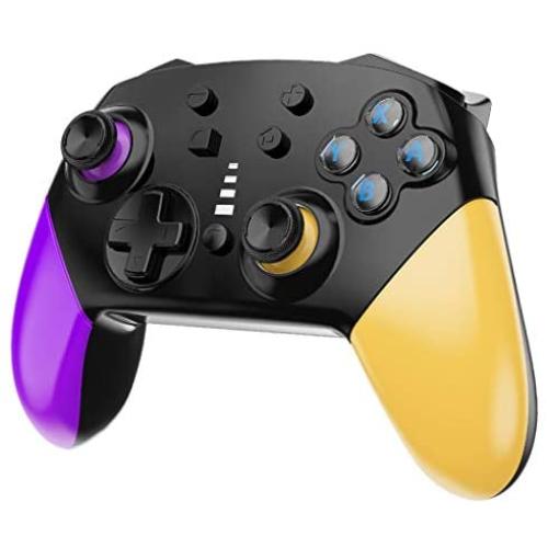 Switch Pro Controller for Nintendo Switch Comfortable 1200mAh Long-Time Play Wireless Gamepad Support Motion Control Dual Vibration Turbo Funtion