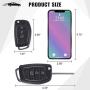 PERSUPER Car Key Fob Fit for Hyundai 2015 2016 2017 Sonata OEM Remote (95430-C1010) Keyless Entry System 433 MHz(TQ8-RKE-4F16)