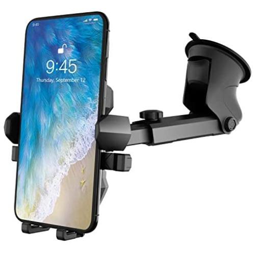 Phone Holder for Car,Universal Long Neck Car Mount Holder Compatible with iPhone Xs XS Max XR X 8 8 Plus 7 7 Plus S10 S9 S8 S7 S6 LG and More