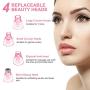 Blackhead Remover Pore Vacuum - Electric Blackhead Vacuum Cleaner Blackhead Extractor Tool Device Comedo Removal Suction Beauty Device for Women（Pink)