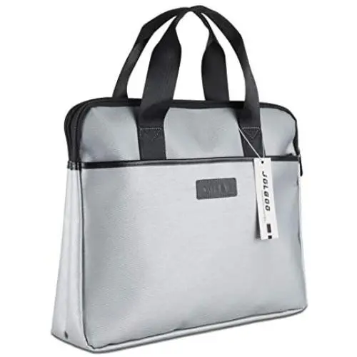 Premium Fireproof Document Bag with Three Zippers, Silicone Glass Fiber Wont Cause Itching. Big 15.3x12.6x2.9 Inches Withstands Intense Heat to 2,192 Degrees. Water Proof, Convenient Handles