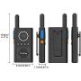 Chunhee Wireless Intercom System for Elderly/Kids, Home Intercom System Room to Room Communication, 1.5 Miles Long Range 16 Channel Intercom System for Home/Office/Camping/Hiking/Vacation(4 Pack)