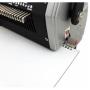 Akiles Coilmac-ER 41 Plus Manual Coil Punch with Electric Coil Inserter, Special 4 x 5mm Oval Holes, Fully Disengageable Pins, Letter 4:1 pitch (0.248''), Extended Single Punching Length (13'')