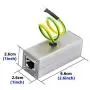 CERRXIAN RJ45 Ethernet Network Surge Protector Outdoor Arrester Protection Device for POE Switch Camera SPD Protection Suppressor