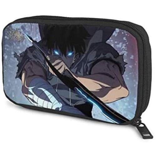 Hxuedan Solo Leveling The Data Cable Storage Bag is A Portable and Independent Design SuitableVFor Travelers to Place The Data Cable, Earphone and Electronic Product Data Cable Storage Bag