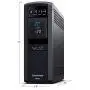 CyberPower CP1500PFCLCD PFC Sinewave UPS System, 1500VA/1000W, 12 Outlets, AVR, Mini Tower Black