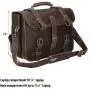 Polare Mens Full Grain Leather 16 Briefcase Shoulder Messenger Bag Fit 15.6 Laptop Polare Mens Full Grain Leather 16 Briefcase Shoulder Messenger Bag Fit 15.6 Laptop