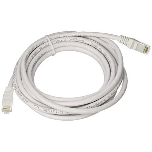 C2G 04039 Cat6 Cable - Snagless Unshielded Ethernet Network Patch Cable, White (12 Feet, 3.65 Meters)