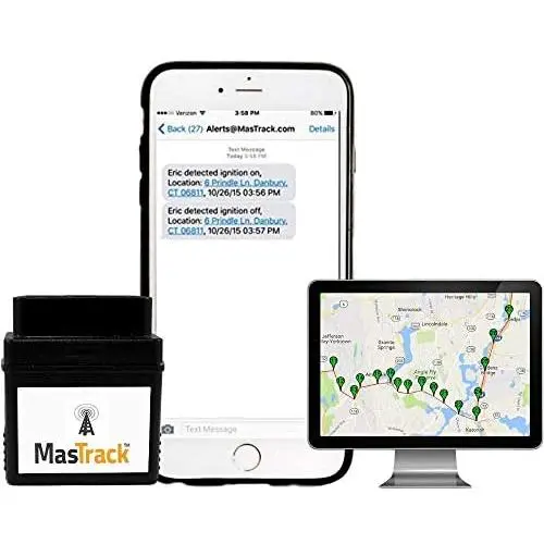 MasTrack- OBD Car Tracker Burner Includes Free Live GPS Tracking with NO Monthly Fees…