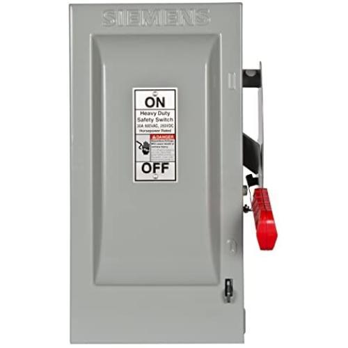 Siemens SIEHF361 SIE HF361 3P 600V 30A SFTY SW, Black