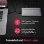Brydge Stone II USB-C Multiport Desktop Hub | Compatible with MacOS & Windows | Single 4K Display. HDMI Out. USB-C Speeds. 7 Ports | (Space Gray)