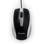 Verbatim Optical Mouse - Wired with USB Accessibility - Mac & PC Compatible - Silver