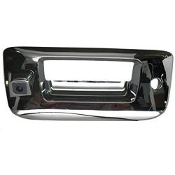 PYvideo Backup Camera for (2007-2013) Chevy Silverado/GMC Sierra for Universal Monitors (RCA) (Color: Chrome)