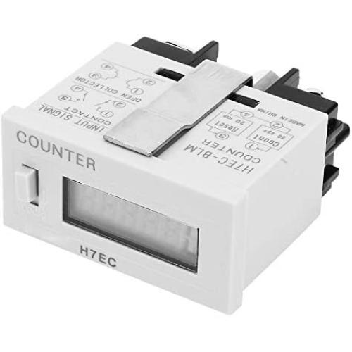H7EC-BLM Electronic Counter Digital Electrical Counter Totalizer without Voltage Input with 6-Digit LCD Display