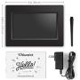 Aluratek 7 Inch LCD Digital Photo Frame with Auto Slideshow Using USB & SD/SDHC (ADPF07SF) – Black