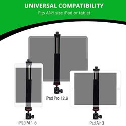 KobraTech iPad Tripod Mount - TabMount 360 - iPad Mount for Tripods with Ball Head & Bluetooth Remote Shutter
