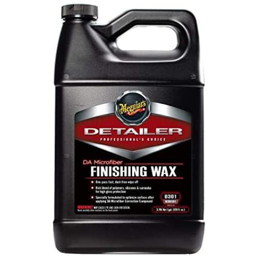 Meguiars D30101 DA Microfiber Finishing Wax - 1 Gallon