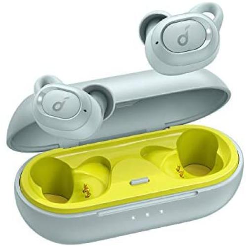 Upgraded, Anker Soundcore Liberty Neo True Wireless Earbuds, Pumping Bass, IPX7 Waterproof, Secure Fit, Bluetooth 5 Headphones, Stereo Calls, Noise Isolation, One Step Pairing, Sports, Work Out(Gray)