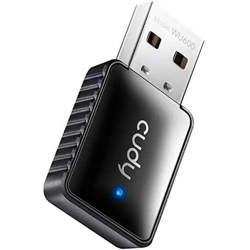 Cudy WU600 AC 600Mbps USB WiFi Adapter for PC, 5GHz / 2.4GHz WiFi Dongle, WiFi USB, USB Wireless Adapter for Desktop / Laptop - Mini Size, Auto Installation, Compatible with Windows XP/7/8/8.1/10 Cudy WU600 AC 600Mbps USB WiFi Adapter for PC, 5GHz / 2.4GHz WiFi Dongle, WiFi USB, USB Wireless Adapter for Desktop / Laptop - Mini Size, Auto Installation, Compatible with Windows XP/7/8/8.1/10