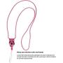 Phone Neck Strap Lanyard Quick Release ID Holder Neck Lanyard,3 PCS 19'' Detachable Necklace Neck Band,Whistles Strap for Phone,ID Badge Holder with a Lanyard Hole-Black+skybue+red