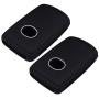 Lcyam Remote Key Fob Covers Durable Silicone Case Fits for 3 4 Button Keys on Side 2019 2020 Mazda 3 CX-30 CX-5 CX-9 Mazda 6 (Black Black)