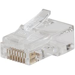 Klein Tools VDV826-703 Pass-Thru Modular Data Plug, RJ45 CAT6, Pass Through Connectors 50-Pack