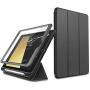 i-Blason Cosmo Case for New iPad 8th/7th Generation, iPad 10.2 2020 2019 Case, Full-Body Trifold with Built-in Screen Protector Protective Smart Cover with Auto Sleep/Wake & Pencil Holder (Gray)