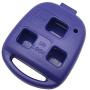 Blue Replacement Key Fob Cover Fit for Leuxs ES GS GX IS LS LX RX SC IS300 RX330 RX350 LX470 GX470 Keyless Entry Key Fob Case Shell