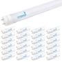 Hyperikon T8 2 Foot LED Tube, T10 T12 25 Watt Replacement (8W), Dual Ended, Frosted Lens, UL, Crystal White, 24 Pack
